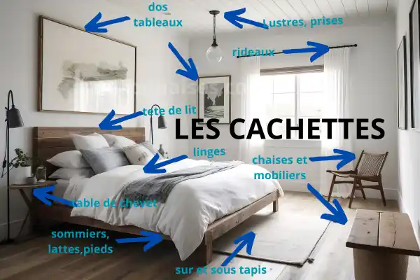 cachettes punaises de lit